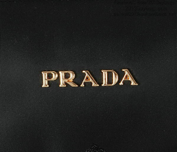 2014 Prada fabric shoulder bag BL4257 black - Click Image to Close